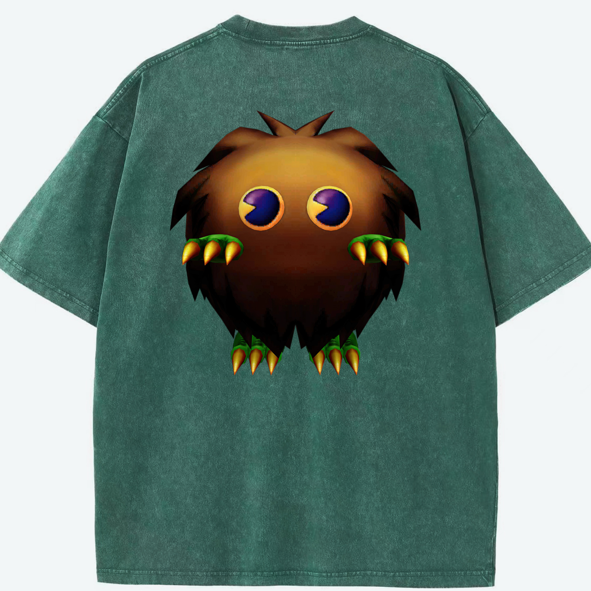 （画像用） 遊☆戯☆王 Yu-Gi-Oh! 綿100% ヴィンテージ風 半袖Tシャツ（背面プリント）